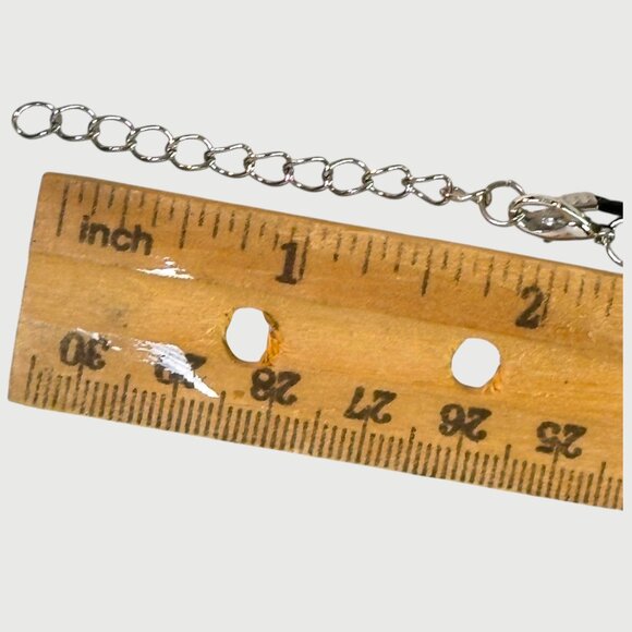 Green Aventurine Wire Wrapped Pendant Necklace With Adjustable Black Cord - Picture 7 of 8